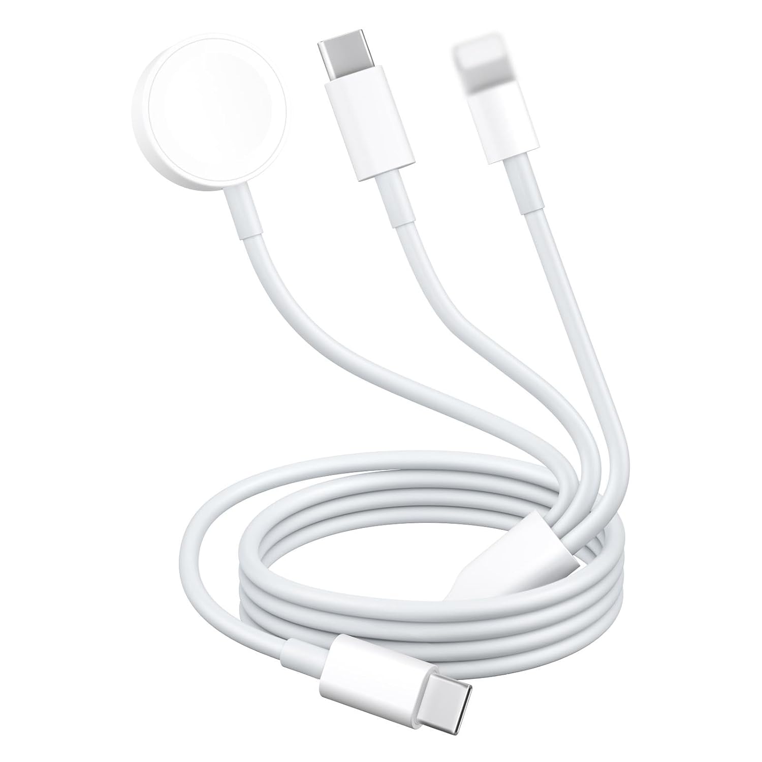 3-in-1 Apple Watch Charging Cable: Multi-Device Charger