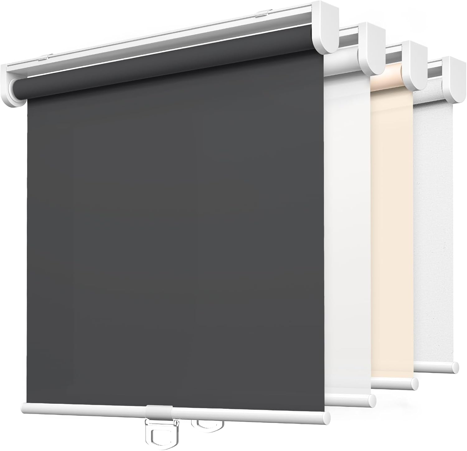 LazBlinds No Tools No Drill Cordless Roller Shades for Windows