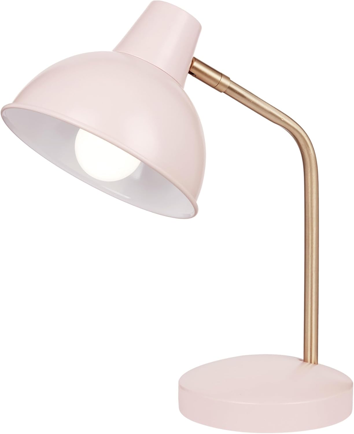 Stylish Pink Desk Lamp with Reading Light - Perfect for Bedroom or Office! 