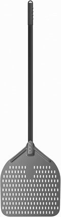 Premium 14 x 17 Perforated Pizza Peel with Long Handle for Baking