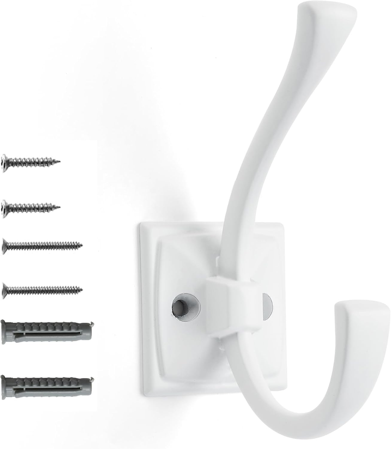 Vintage Wall Hooks for Coats and Towels - 10 Pack Durable Hooks