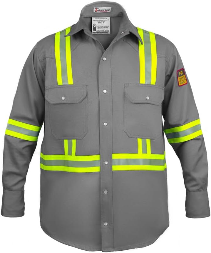 Flame Resistant High Visibility FR Shirt for Safety and Comfort