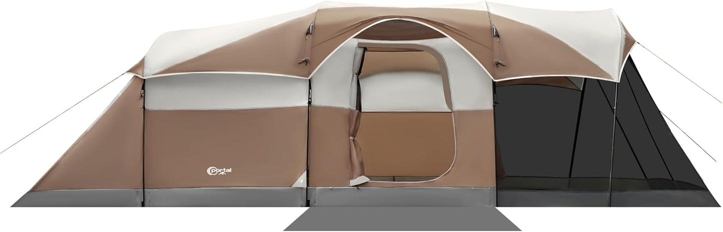 Spacious PORTAL Family Camping Tent with Screen Room
