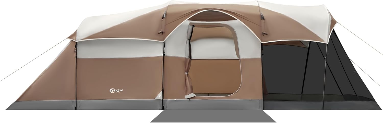 Spacious PORTAL Family Camping Tent with Screen Room