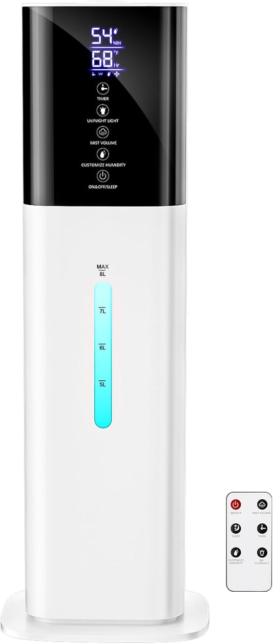 Humidifiers Large Room Bedroom with 7 Colors Light for Comfort