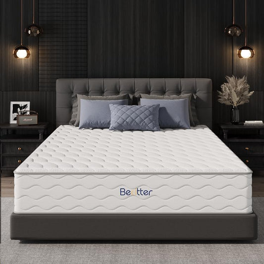 12 Inch Queen Hybrid Mattress with Green Tea & Charcoal Foam