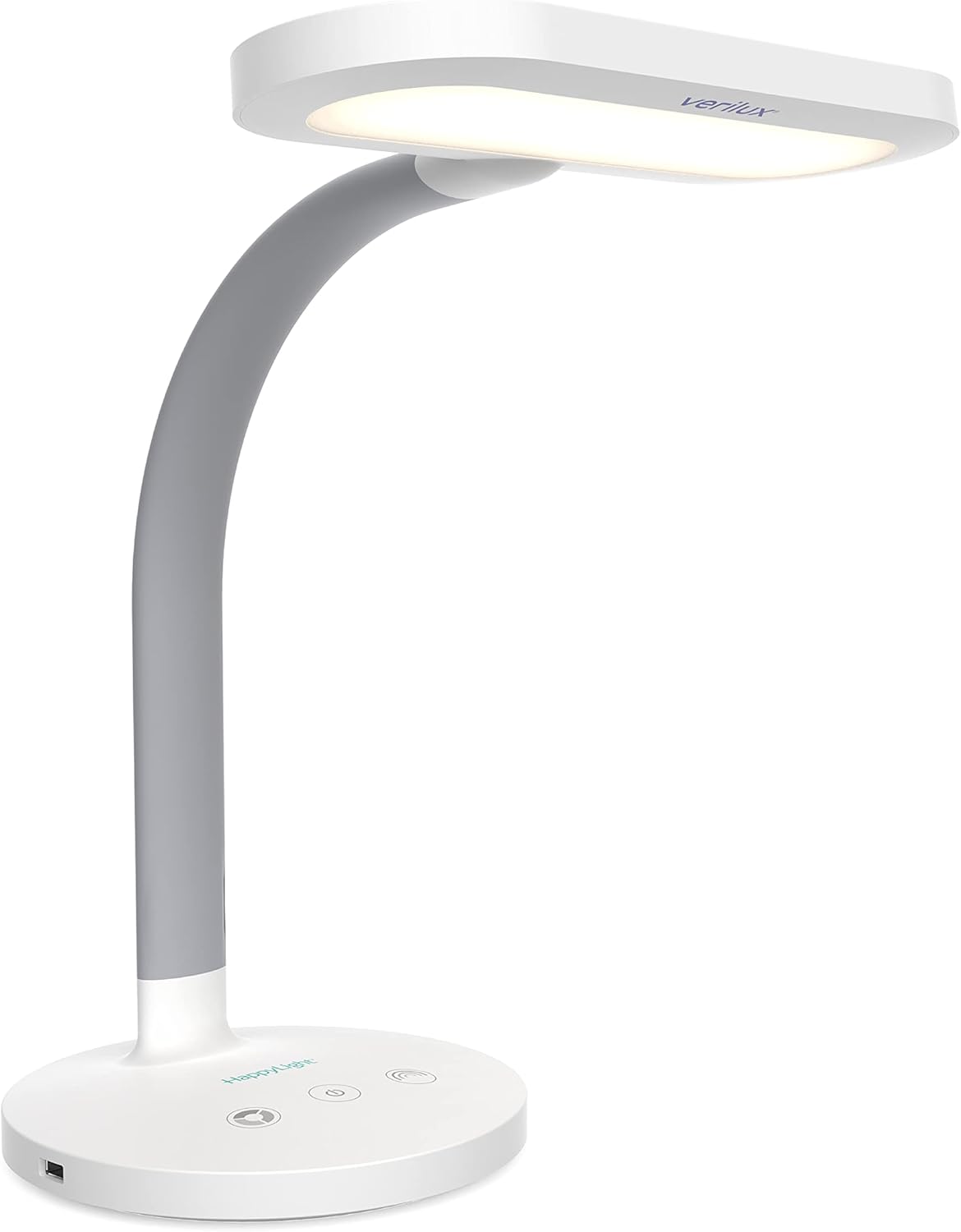 Verilux HappyLight Duo - 2-in-1 Light Therapy Desk Lamp