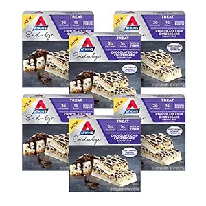 Atkins Endulge Treat Chocolate Chip Cheesecake Dessert Bars
