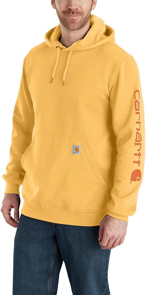 Carhartt mens Loose Fit Midweight Logo Sleeve Graphic Sweatshirt