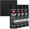 SEM Products Satin Black Color Coat 12 oz (4) - Durable Satin Finish