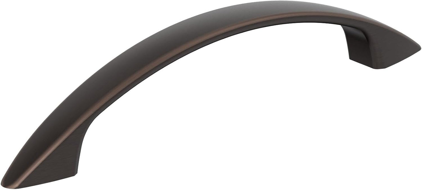 Amerock Arc 3-3/4 inch Oil-Rubbed Bronze Cabinet Pulls - 10 Pack