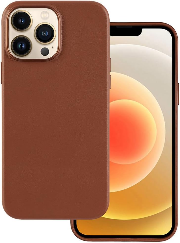 Genuine Leather Case for iPhone 13 Pro with MagSafe Compatibility