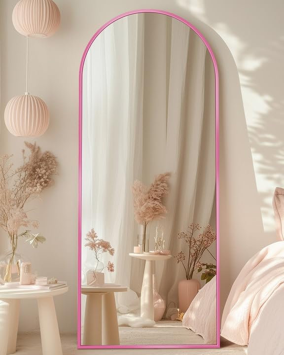 Full Length Mirror 58x19 Arched Floor Mirror for Any Room