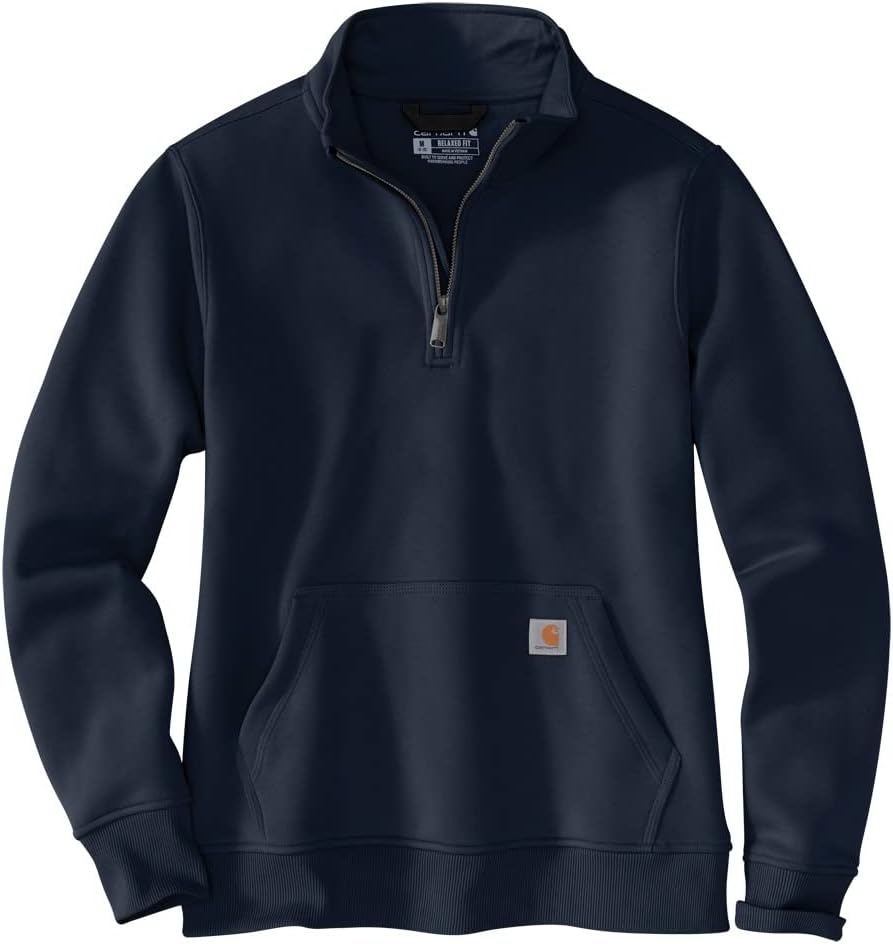 Cozy up in Style with Carhartt Mock-Neck Sweatshirt