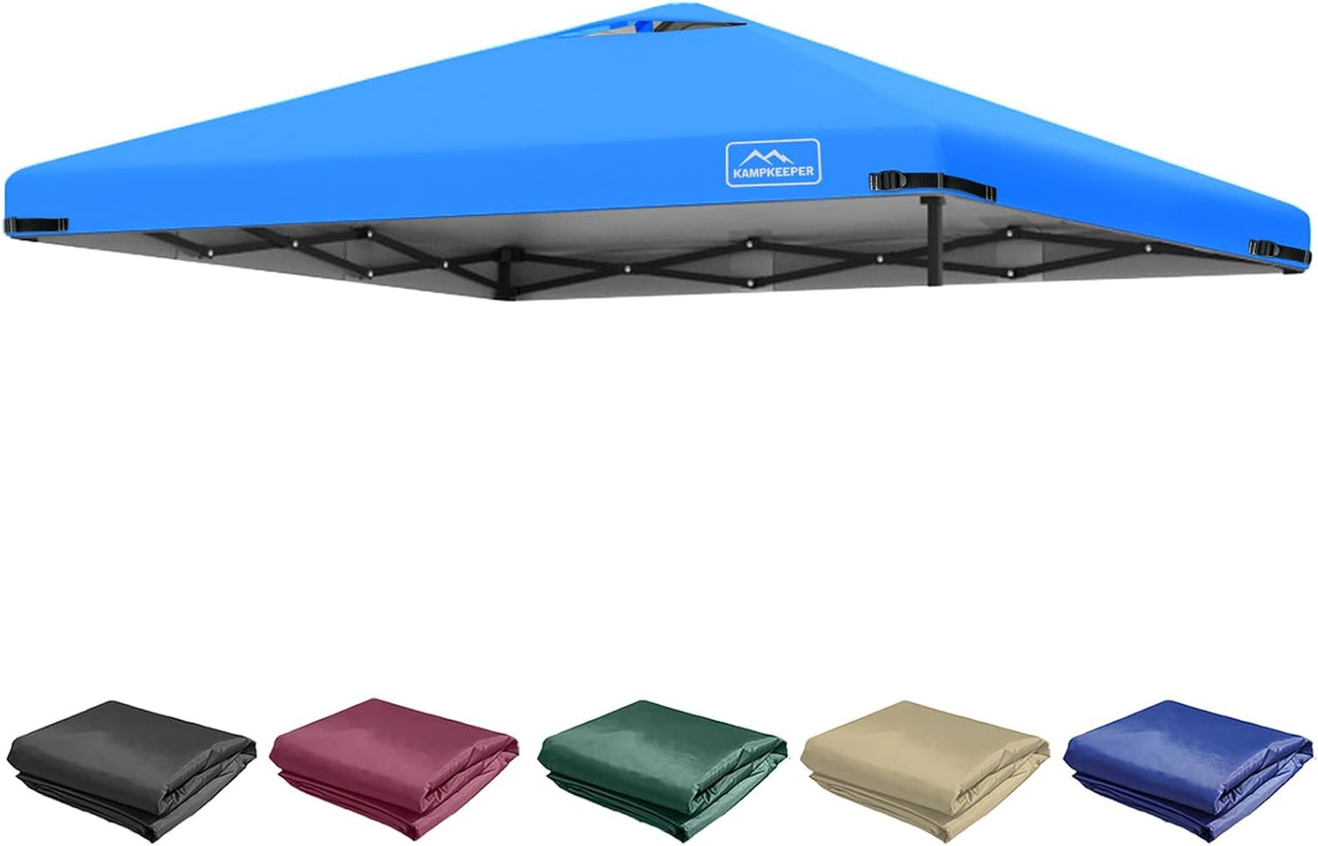 KAMPKEEPER 10x10 Replacement Canopy Tent Top Cover for Shade