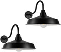 Gooseneck Barn Light Outdoor 16 in Dome Wall Sconce - Classic