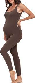 Lataly Women's Maternity Bodysuit Romper - Comfortable Support