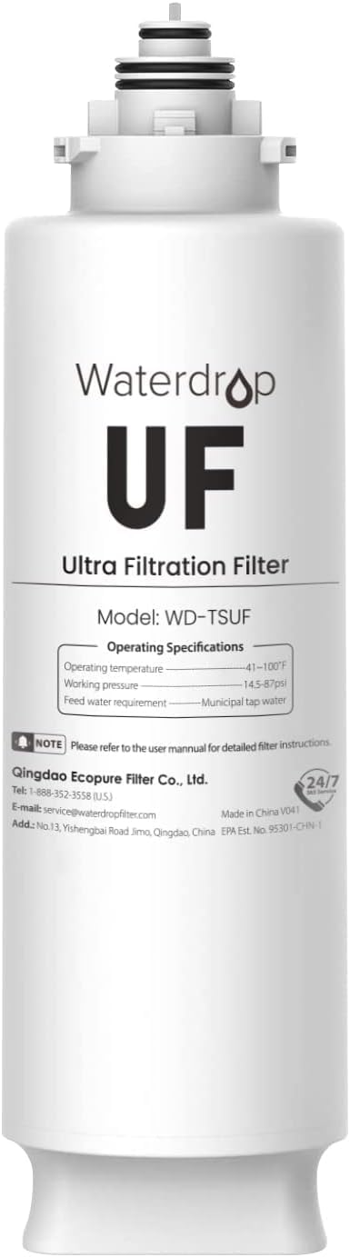Waterdrop TSUF Ultra-Filtration Under Sink Water Filter System