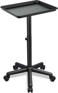 Salon Tray on Wheels - Rolling Adjustable Height Tray for Stylists