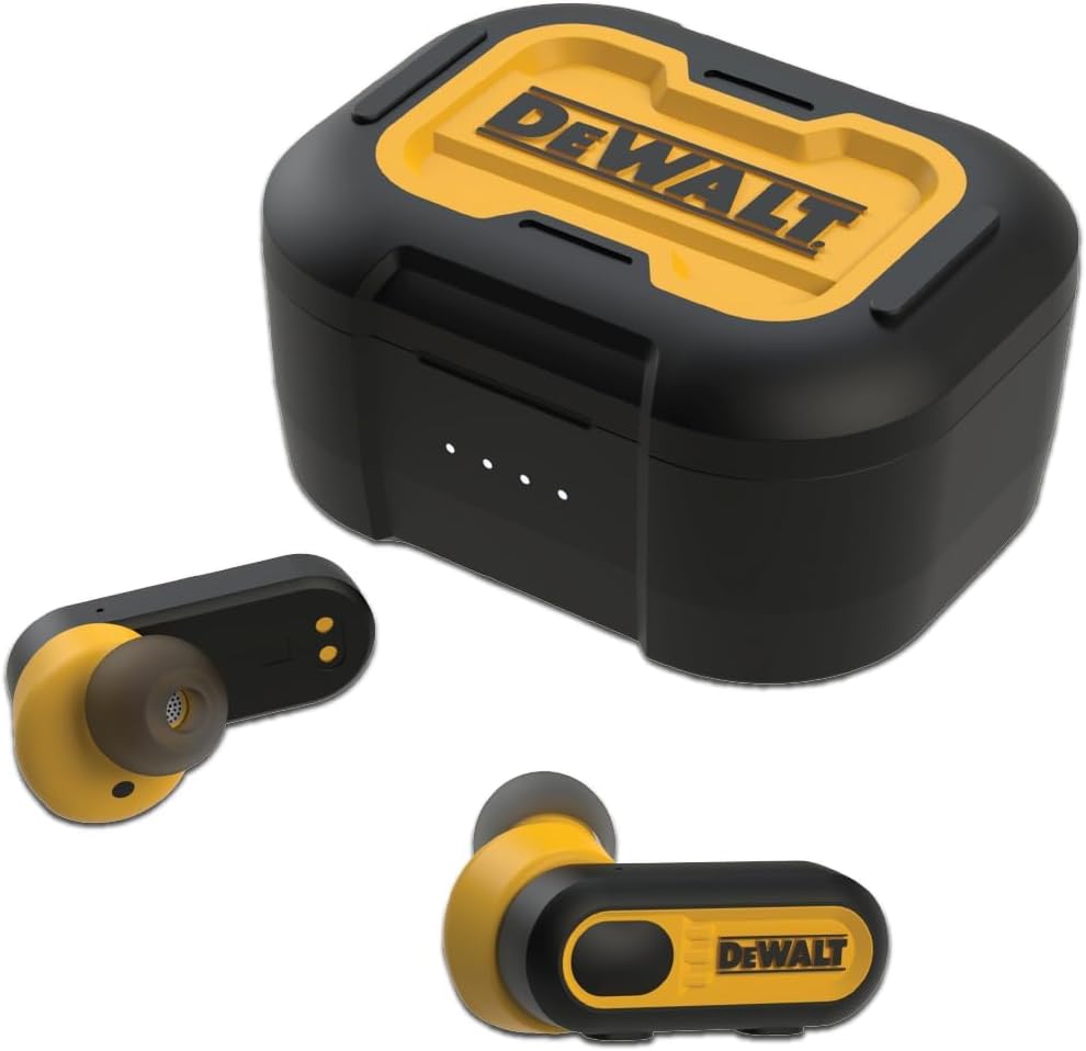 DEWALT Wireless Earbuds: Jobsite Pro-X1 Sound