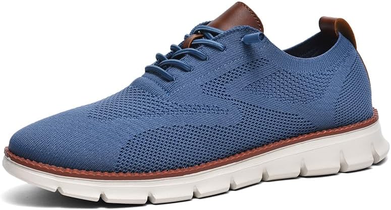Wearbreeze Mens Business Casual Oxford Sneakers for Daily Use