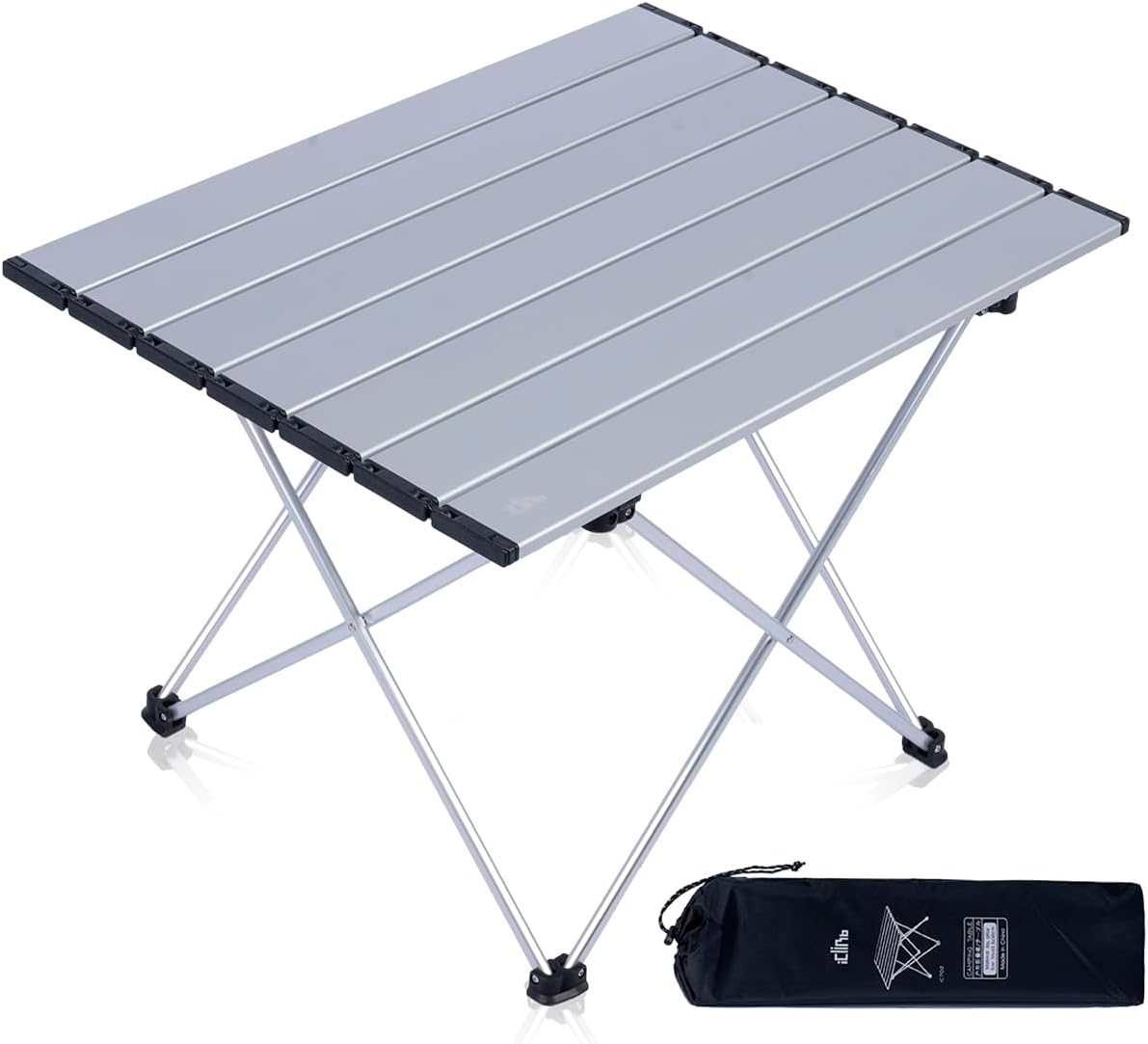 iClimb Ultralight Compact Camping Folding Table for Outdoor Use