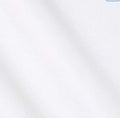 Poly Poplin Polyester Fabric 60in White by the Yard - Wrinkle-Free