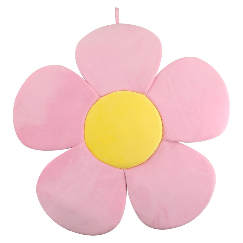 KAKIBLIN Pink Flowers Baby Bath Mat