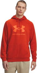 Men's Rival Fleece Logo Hoodie - Midweight Cotton-Blend Comfort