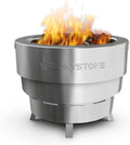 Slinky Stove Smokeless Fire Pit for Outdoor Wood-Burning - Collapsible