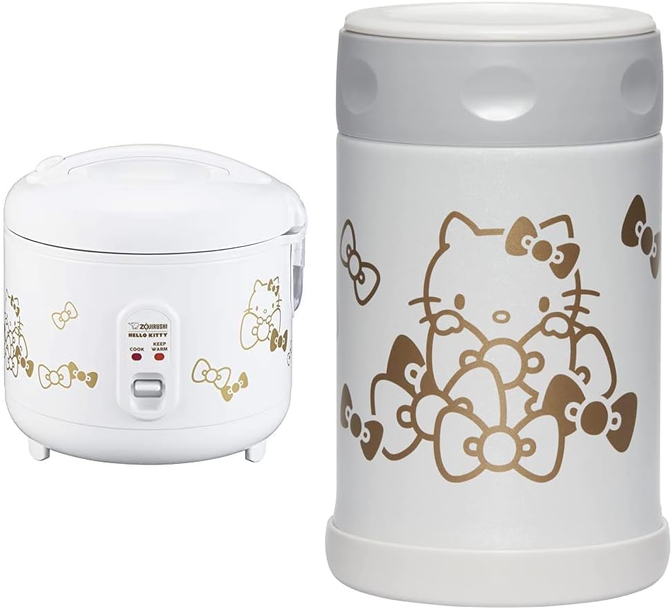 Zojirushi Automatic Rice Cooker & Warmer with Food Jar Bundle