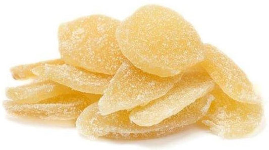 Crystallized Ginger Slices - Natural Dried Root Candy Treats