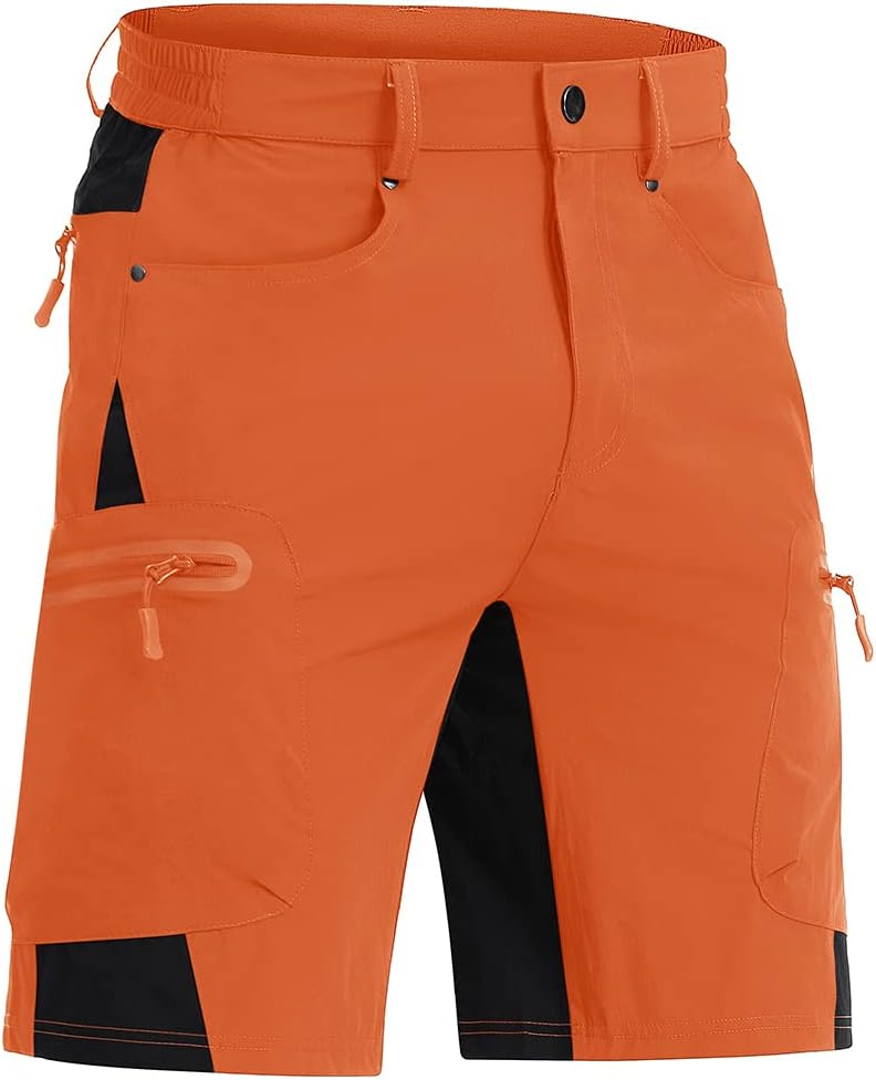 CRYSULLY Men's Hiking Cargo Shorts Lightweight Quick Dry Style