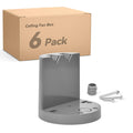 Ceiling Fan Box PVC 12 Cubic Inch 6 Pack - UL Listed Safety