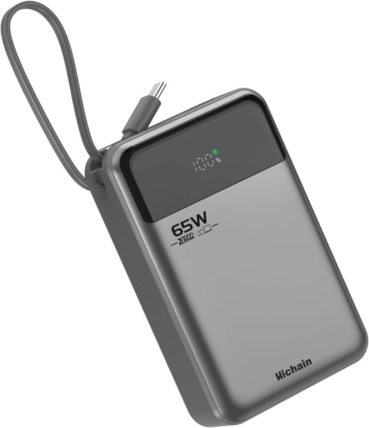 Hichain Laptop Power Bank 65W 20000mAh Portable Charger