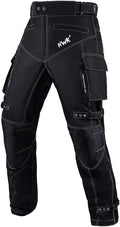HWK Dual Sport Motorcycle Pants for Men - Durable, Water Resistant be