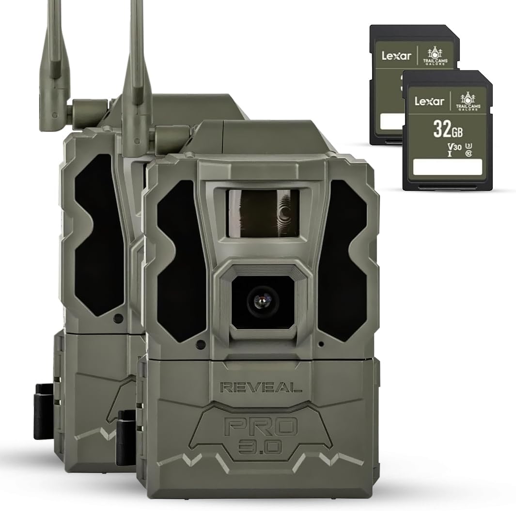 TACTACAM Reveal Pro 3.0 Cellular Trail Camera with 32GB SD Cards