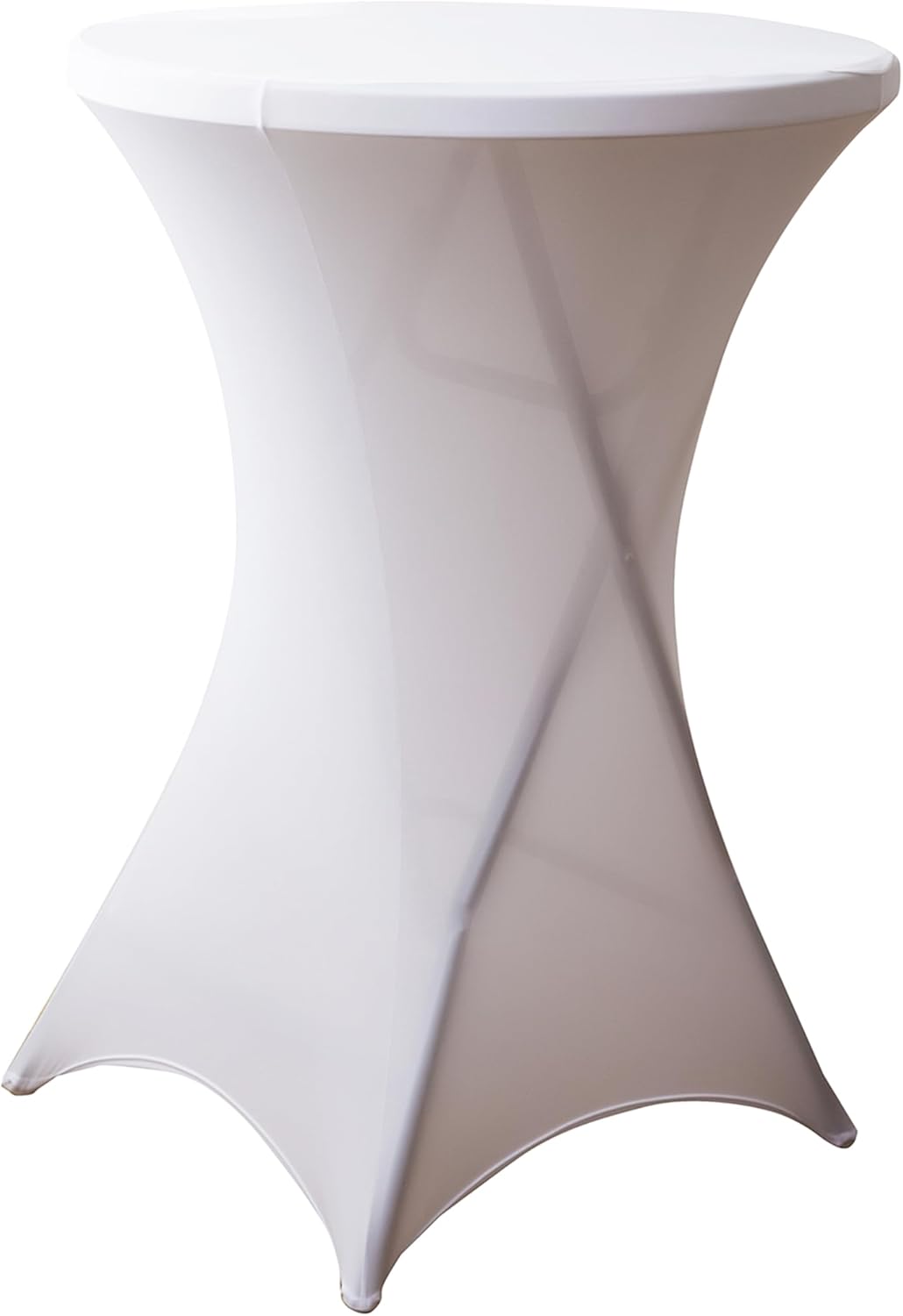 White Spandex Cocktail Tablecloth - Viiamacki - Perfect for Any Occasion