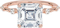 Moissanite Ring 3 Ct Hidden Halo Solitaire - Ethical Sparkle Name