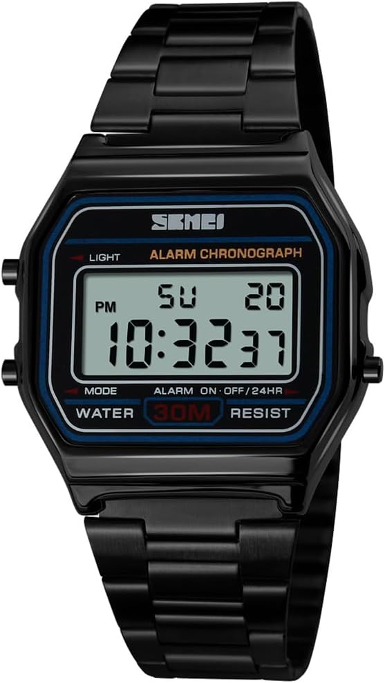 Gold Digital Sport Watch - Waterproof & Multifunctional