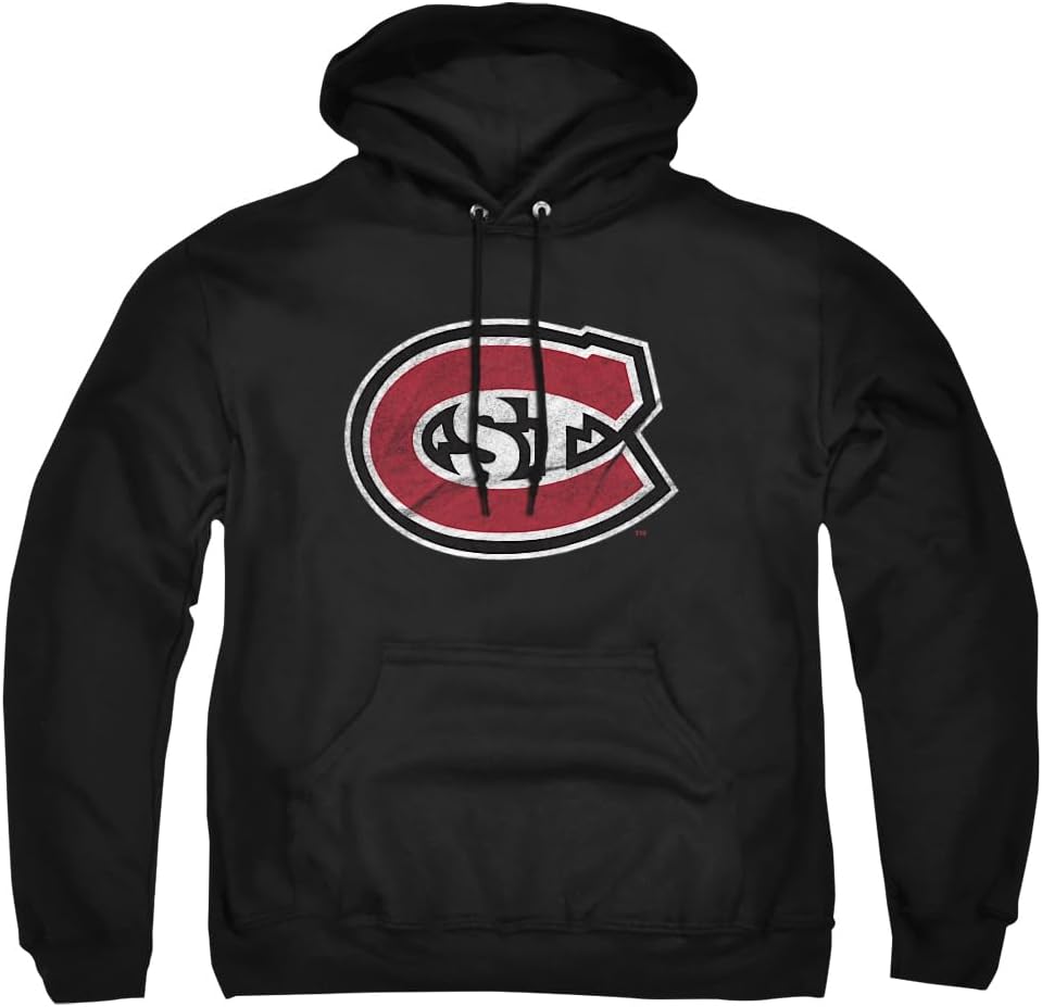 Official Collegiate Distressed Primary Logo Adult Hoodie Collection