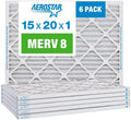 Aerostar 15x20x1 MERV 8 HVAC Filter - High Efficiency Protection