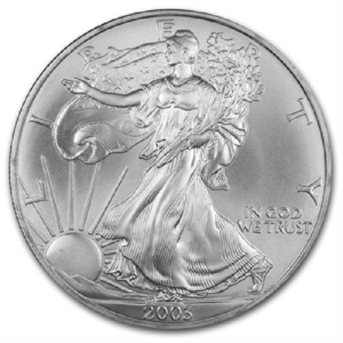 2003 American Silver Eagle Coin with Certificate of Authenticity
