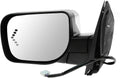 TRQ Driver Side Mirror Assembly Electric Heated Memory Chrome - Direct