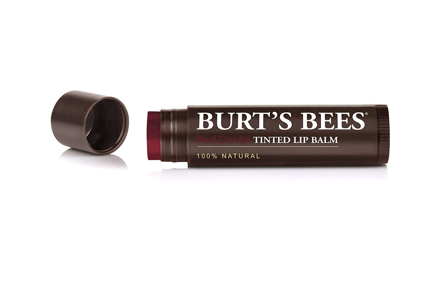 Burt's Bees 100% Natural Tinted Lip Balm Red Dahlia Review