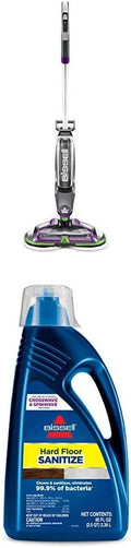 Bissell SpinWave Cordless PET + 80oz Sanitize Formula - Cordless Floor