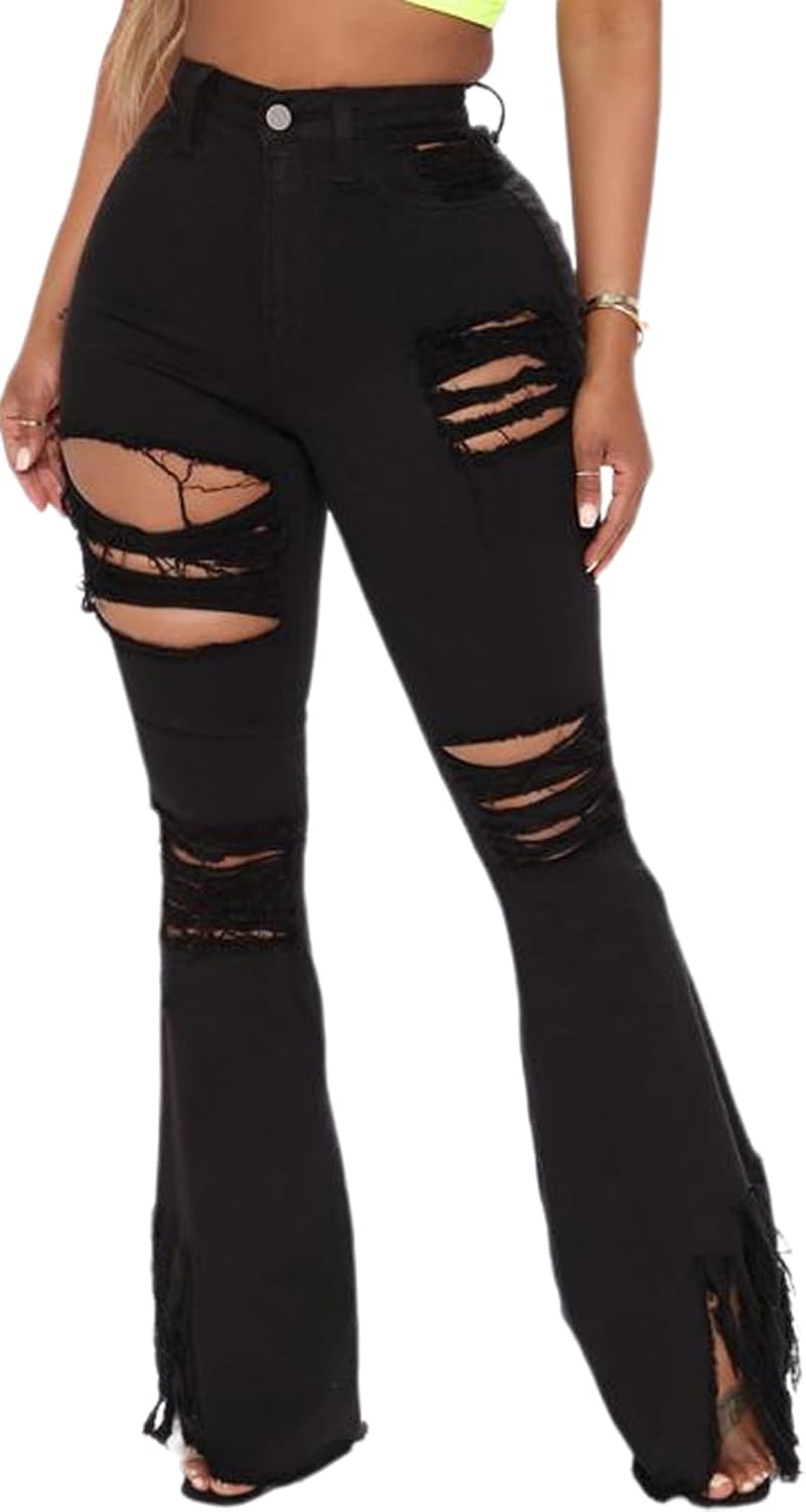 Stylish Bell Bottom Jeans for Women - Vintage 70s Flare Fit