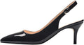 Kitten Heels for Women Slingback Pumps Pointy Toe - 2.5in Comfort