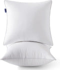 28x28 Euro Pillow Inserts Set of 2 - Soft, Supportive Fill