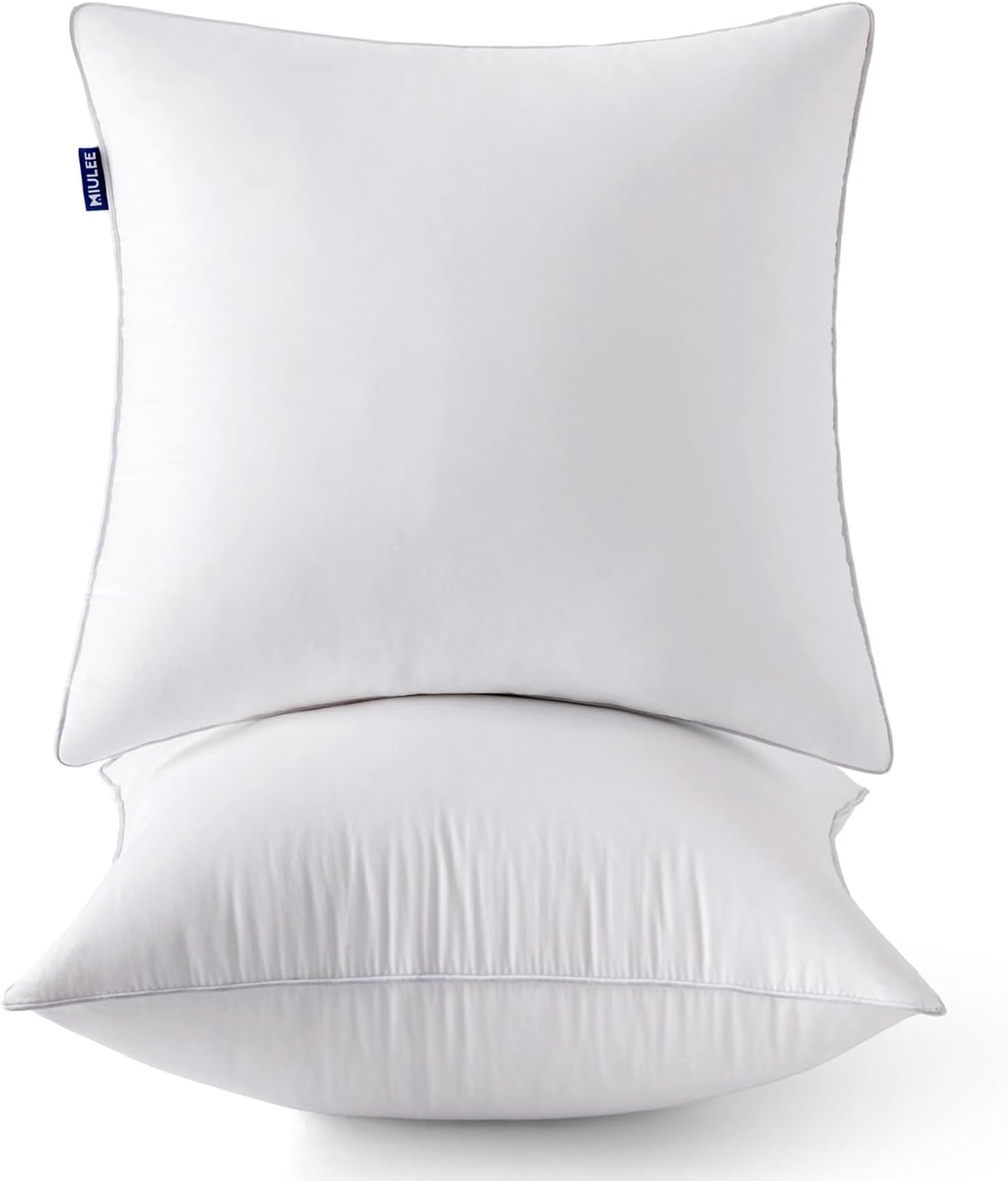 MIULEE 28x28 Euro Pillow Inserts for Comfort and Style